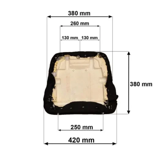 Case/DavidBrown Back Cushion/Black - Image 3