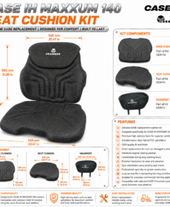 Alternative view of Cushion Kit CASE MAXXUM 140