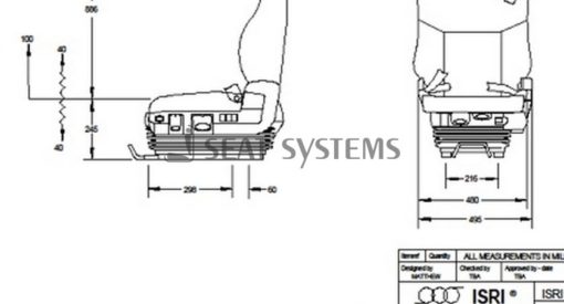 ISRINGHAUSEN SS-6860/885 AIR Seat