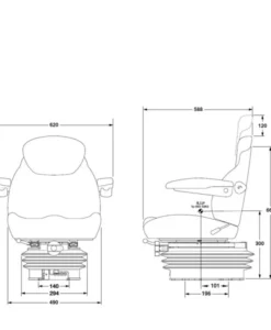 Alternative view of The KAB SEATING  compact 12V compressor