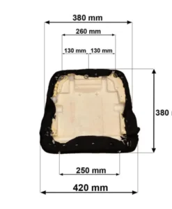 Alternative view of GRAMMER DS85/H90 TYPE back cushion