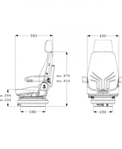 Alternative view of GRAMMER ACTIMO M - MSG85/722