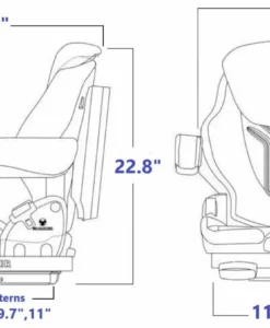 Alternative view of Grammer MSG65/531 seat