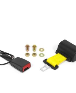 Safety belt yellow with switch