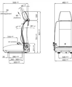 Alternative view of P60 SEAT TOP