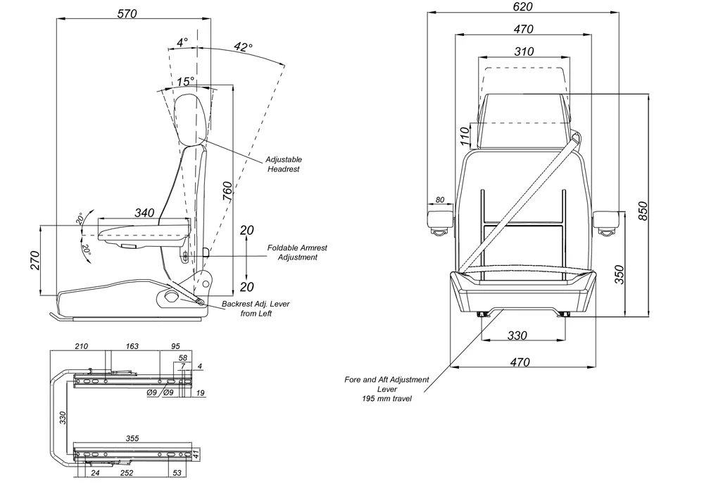 P488 seat top - Image 5