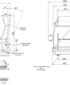 Alternative view of SSP52LAC Proseat Upper