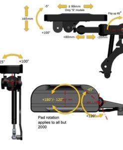 Alternative view of Left armrest FRAMECO