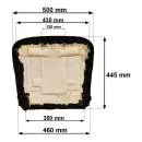 Alternative view of DS85/H90 SEAT CUSHIONS SET