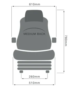 Alternative view of CS85/C1AR Deluxe Seat
