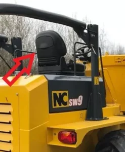 Alternative view of Thwaites Dumper Seat