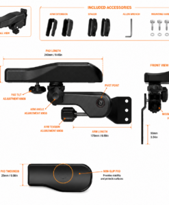 Alternative view of Armrest left Frameco Ergo 310C