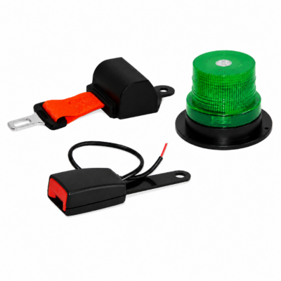 Safety Kit – Green Beacon/Hi-Vis Seat Belt